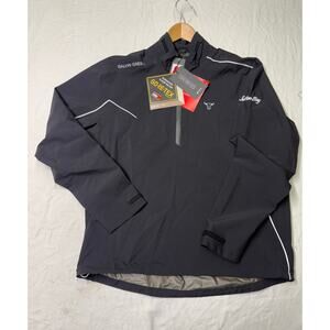Galvin Greene Gore-Tex  Aden rain jacket men’s L Black 1/4 Zip Lightweight NWT